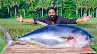 50 Kg  Tuna Fish ThavaFry  ഇത്രക്ക് വലിയ മീനെ പൊരിച്ചുകഴിച്ചാലോ  M4 Tech [upl. by Rodger387]