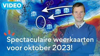 Krijgen we straks sneeuw in oktober 2023 Weermodellen geven signalen [upl. by Ajdan]