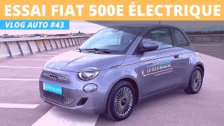 NOUVELLE FIAT 500 ÉLECTRIQUE 🔌  JE NE M’Y ATTENDAIS PAS [upl. by Jaquenette]