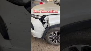 Maruti Suzuki Grand Vitara Bumper Damage🔥Grand vitara accident  Car accident grandvitara [upl. by Ravo]