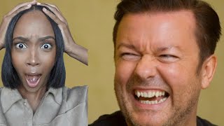 FIRST TIME REACTING TO  RICKY GERVAIS MAKING PEOPLE UPSET FOR 10 MINUTES REACTION [upl. by Bonner396]