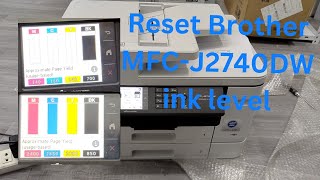 LC462 reset  How To Reset Your Brother Mfcj2740dw Ink Cartridge Without Any Tools [upl. by Aloise680]