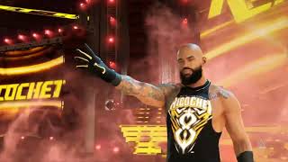 WWE 2K24 Ricochet AEW Entrance [upl. by Rudelson]