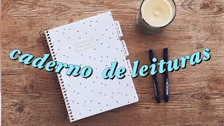 MEU CADERNO DE LEITURAS 📓 Dicas de como montar o seu [upl. by Inram]