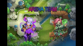 Castle clash  My Arena build [upl. by Otreblide]