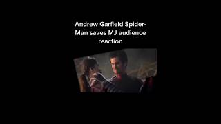 Andrew Garfield Spiderman saves Mj Audience Reaction 🔥🤯🥶shorts [upl. by Gentry]