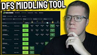 HOW TO USE THE DGFantasy DFS Middling Tool [upl. by Annaek]