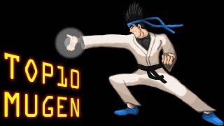 TOP 10 MUGEN GAMES [upl. by Llednahs110]