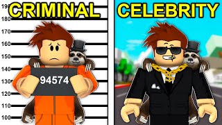 CRIMINAL To CELEBRITY In Roblox Brookhaven [upl. by Immak77]