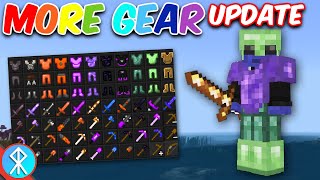 More Gear Addon BIG UPDATE  Bedrock Minecraft [upl. by Puri294]