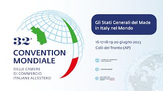 Convention mondiale delle Camere di Commercio Italiane all’estero [upl. by Kirtap]