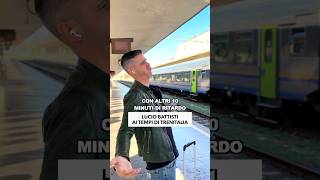 BATTISTI feat TRENITALIA 😂🚂 parodia divertente [upl. by Lawford]