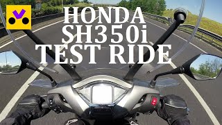 Honda SH350i  Test Ride Completo [upl. by Ier]