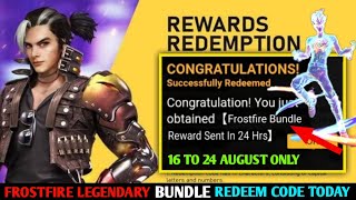 FREE FIRE REDEEM CODE TODAY 17 AUGUST REDEEM CODE FREE FIRE  FF REDEEM CODE TODAY 17 AUGUST [upl. by Yessac]