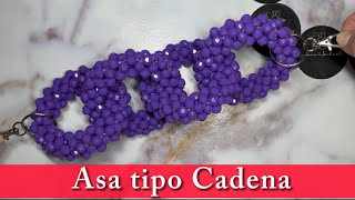 Asa CADENA  accesorios  Diy  handmade  beadedbag [upl. by Boru807]