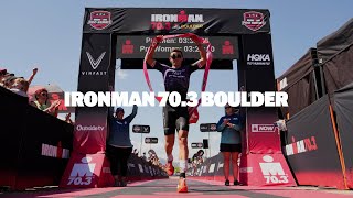 Ironman 703 Boulder Race Recap  First Win of 2024 [upl. by Yrohcaz]