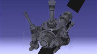 Helicopter Gear Transmission CATIA V5 [upl. by Htiaf232]