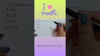 👩🏻‍🏫📚matematicabasica enem dicasdematematica maths [upl. by Bathesda]