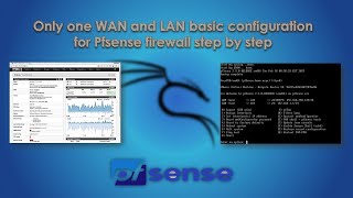 How to basic configuration Pfsense firewall step by step  Only one WAN and LAN [upl. by Sherwood713]