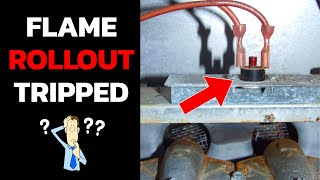 Furnace Flame Roll Out Switch Tripped  How it Works [upl. by Arikihs]