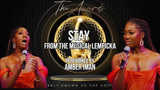 Amber Iman performs Stay from Lempicka The Musical at The 2nd Annual Awards 2022 [upl. by Cordula]