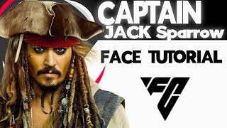 EAFC 25 How To Create CAPTAIN JACK SPARROW Face Advanced Sculpt Tutorial [upl. by Eob]