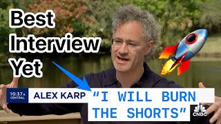 ALEX KARP PROMISES TO BANKRUPT SHORT SELLERS [upl. by Hayila]