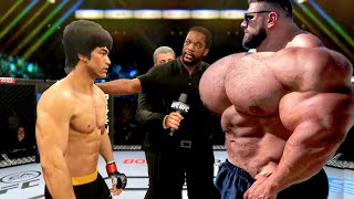 PS5  Bruce Lee vs Super Big Luke EA Sports UFC 4 [upl. by Wendt]