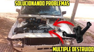 Como cambiar junta de admisión y escape  Cambio de multiple  Fiat 147 [upl. by Cela456]