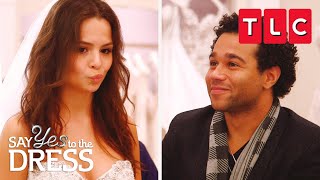 Corbin Bleu and Sasha Clements Search for the Perfect Dress  Say Yes to the Dress  TLC [upl. by Anirpas]