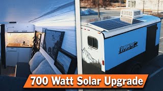 OffGrid Tiny House Solar Upgrade [upl. by Anaerdna708]