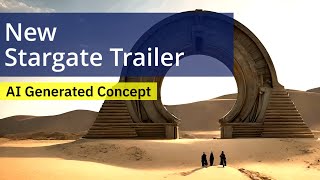 New Stargate Trailer MovieMiniseries  AI generated concept [upl. by Erminia]