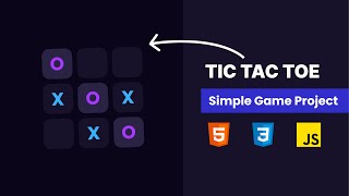 Create Tic Tac Toe Game  JavaScript Game  HTML CSS amp JavaScript [upl. by Neraa95]