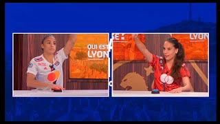 Qui est la plus Lyonnaise  I La finale I Delphine Cascarino vs Amel Majri  Olympique Lyonnais [upl. by Arol650]