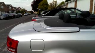 Audi A4 B6B7 Convertible Cabriolet Roof Fault No 2 [upl. by Azar782]