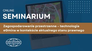 Seminarium online Zagospodarowanie przestrzenne w obliczu zmian prawa 3 [upl. by Olnee]