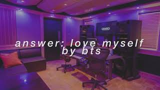 quotanswer love myselfquot  bts but youre at their recording studio [upl. by Airekal]