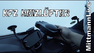 KFZ Heizlüfter für die Windschutzscheibe zum ENTEISEN  KFZ GADGETS MIT MittmannLive [upl. by Pavel]