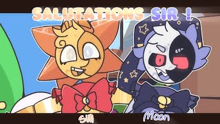 Salutations Sir   Animation meme  Flipaclip  Sundroprise and Moondrop [upl. by Galloway]