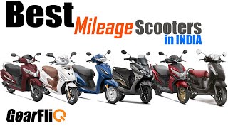 Best Mileage Scooters in India  Hindi  GearFliQ [upl. by Reni]