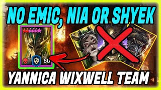 NEW META BUDGET WIXWELL YANNICA HYDRA TEAM TEST SERVER RAID SHADOW LEGENDS [upl. by Sibbie]