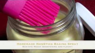 Homemade Non Stick Baking Spray [upl. by Blackmore]