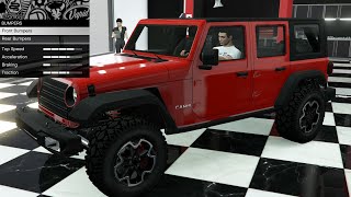 GTA 5  DLC Vehicle Customization  Canis Terminus Jeep Wrangler Rubicon [upl. by Dwan398]