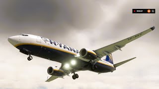 Katowice KTW  VRN Verona  B737800  Ryanair  SPRKO  BeyondATC  Gsx Pro  Cabby [upl. by Caniff580]