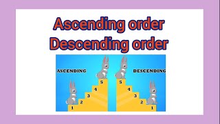 Ascending order and Descending order  Teaching ideas for parents [upl. by Otreblon32]