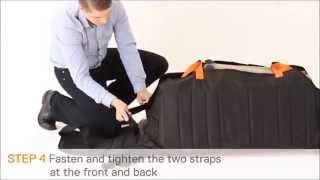 Stokke® PramPack™  Instructions for use learn to pack your stroller [upl. by Matheny]