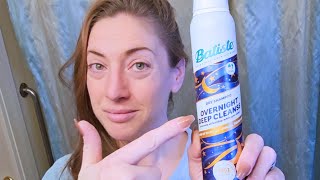 Batiste Overnight Deep Cleanse Dry Shampoo Review Wake Up to Fresh Hair [upl. by Inahs857]