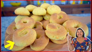 A MELHOR ROSQUINHA PARA COMER COM CAFÉ ROSQUINHA DE FUBÁ EM 10 MIN NO FORNO [upl. by Allit463]