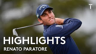 Renato Paratore finds ball in spectator bag  Round 3 Highlights  2021 Omega European Masters [upl. by Einned]