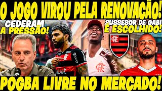 CEDEU FLAMENGO CEDE A PRESSÃO POR RENOVAÇÃO DE GABIGOL SELECIONADO O SUSSESSOR DE GABI [upl. by Felise]